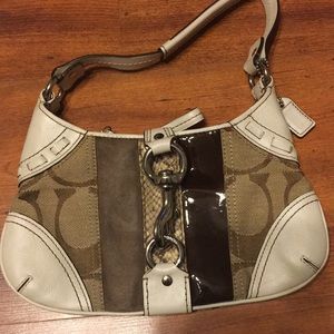 Small COACH bag.